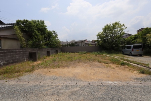 松江市上乃木、土地の画像です