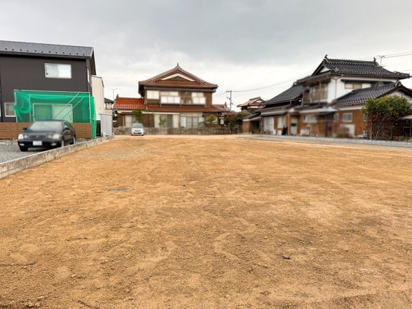 米子市東福原、土地の前面道路を含む現地写真画像です