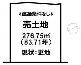 米子市西福原、土地の画像です