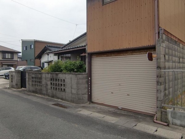 米子市上福原、土地の前面道路を含む現地写真画像です