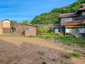 鳥取市立川町、土地の前面道路を含む現地写真画像です