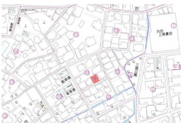 米子市旗ヶ崎、土地の画像です