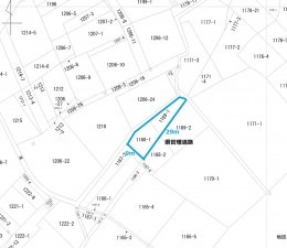 松江市西川津町、土地の間取り画像です