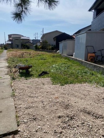 松江市西川津町、土地の画像です