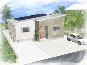 出雲市斐川町富村、新築一戸建ての画像です
