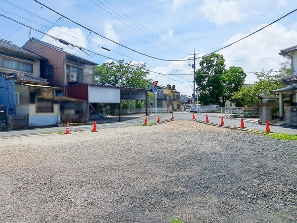 鳥取市南町、土地の前面道路を含む現地写真画像です