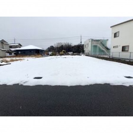 境港市上道町、土地の前面道路を含む現地写真画像です