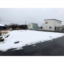 境港市上道町、土地の前面道路を含む現地写真画像です