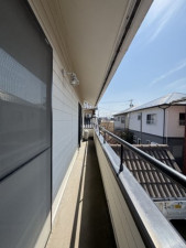 米子市西福原、中古一戸建てのバルコニー画像です