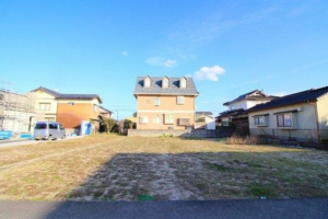 米子市東福原、土地の前面道路を含む現地写真画像です