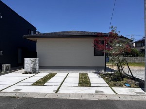 米子市旗ヶ崎、新築一戸建ての外観画像です