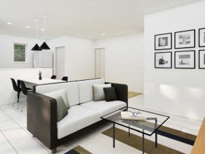 出雲市上塩冶町、新築一戸建ての内装画像です