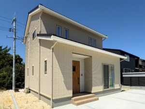 出雲市大津町、新築一戸建ての外観画像です