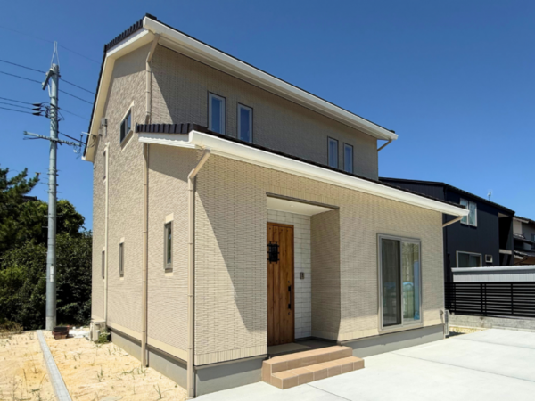 出雲市大津町、新築一戸建ての外観画像です