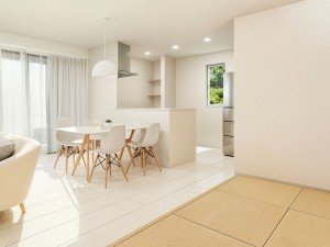 米子市両三柳、新築一戸建ての内装画像です
