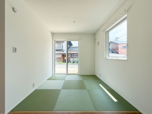 米子市東福原、新築一戸建ての居間画像です