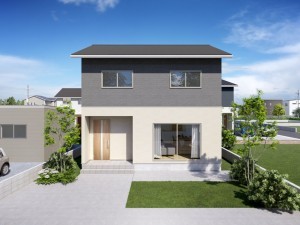 出雲市大津町、土地の建築プラン例画像です