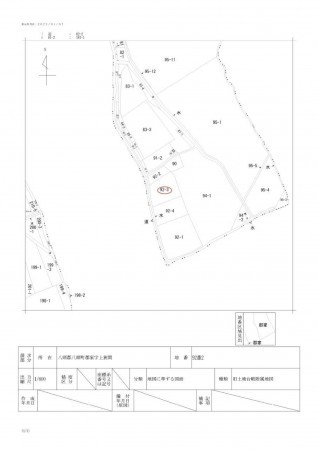 八頭郡八頭町郡家、土地の間取り画像です