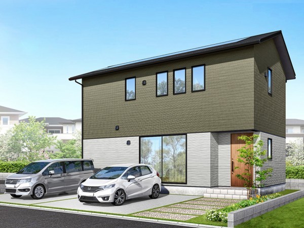 松江市西津田、土地の建築プラン例画像です