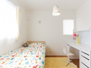 松江市上乃木、新築一戸建ての子ども部屋画像です