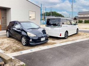 出雲市斐川町上直江、新築一戸建ての外観画像です