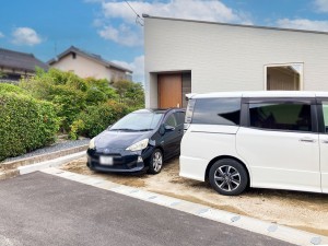 出雲市斐川町上直江、新築一戸建ての外観画像です