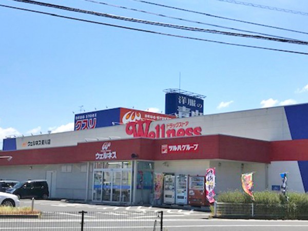 出雲市斐川町上直江、新築一戸建てのドラッグストア画像です