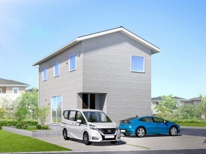 松江市玉湯町玉造、土地の建築プラン例画像です