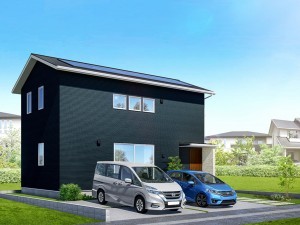 松江市玉湯町玉造、土地の建築プラン例画像です