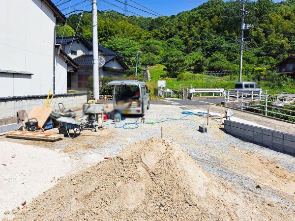 松江市玉湯町玉造、土地の建築プラン例画像です