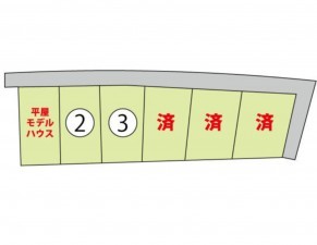出雲市渡橋町、土地の間取り画像です