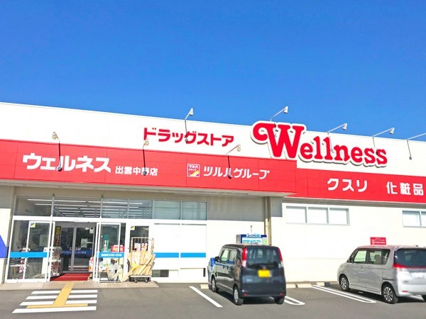 出雲市大津町、新築一戸建てのドラッグストア画像です