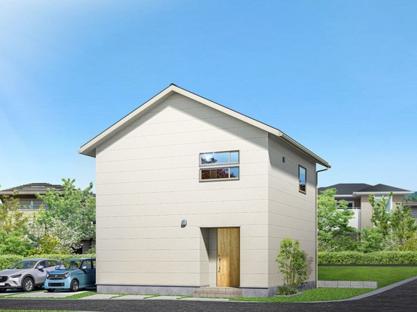 松江市東忌部町、土地の建築プラン例画像です