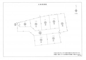 出雲市矢野町、土地の間取り画像です