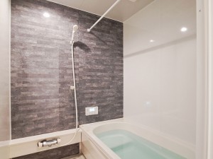 鳥取市古海、新築一戸建ての風呂画像です