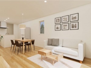 鳥取市古海、新築一戸建ての内装画像です