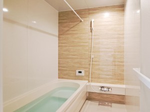 鳥取市古海、新築一戸建ての風呂画像です