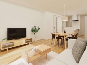 鳥取市古海、新築一戸建ての内装画像です