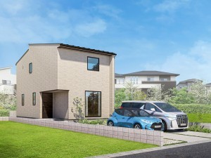 鳥取市古海、新築一戸建ての外観画像です