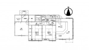 出雲市高松町、土地の間取り画像です