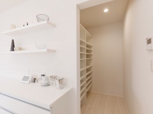 出雲市大津町、新築一戸建ての収納画像です