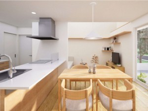 出雲市大津町、新築一戸建ての内装画像です