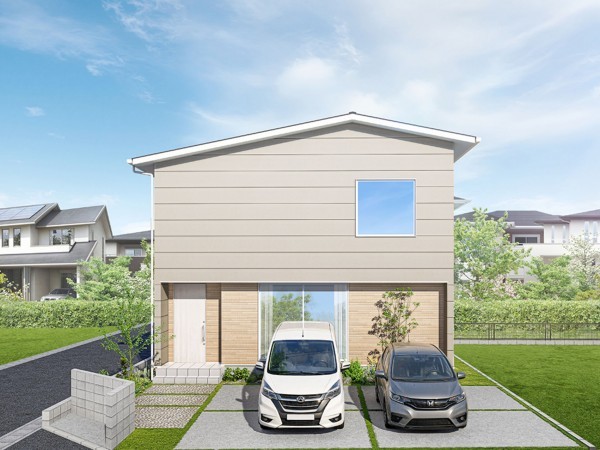出雲市大津町、新築一戸建ての外観画像です