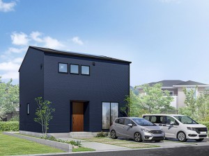 出雲市大津町、新築一戸建ての外観画像です