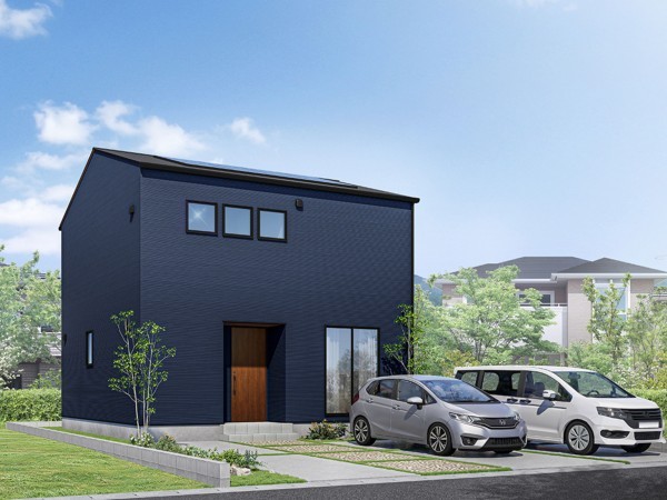 出雲市大津町、新築一戸建ての外観画像です