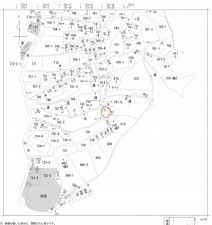 松江市山代町、土地の間取り画像です