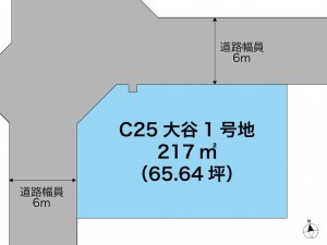 岩美郡岩美町大字大谷、土地の間取り画像です