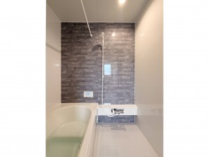 松江市法吉町、新築一戸建ての風呂画像です