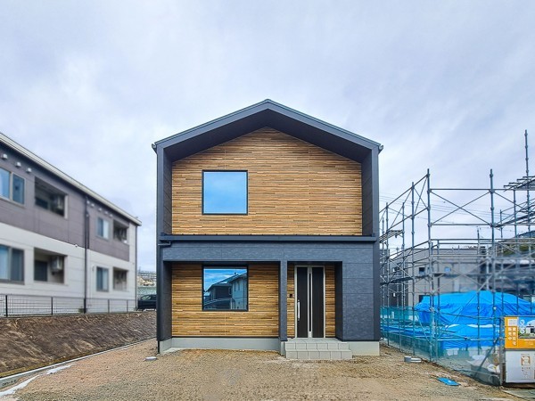 松江市法吉町、新築一戸建ての外観画像です