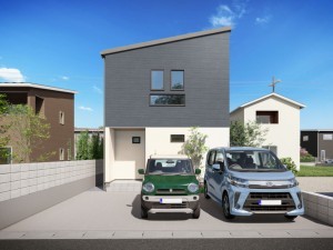 鳥取市浜坂、土地の建築プラン例画像です